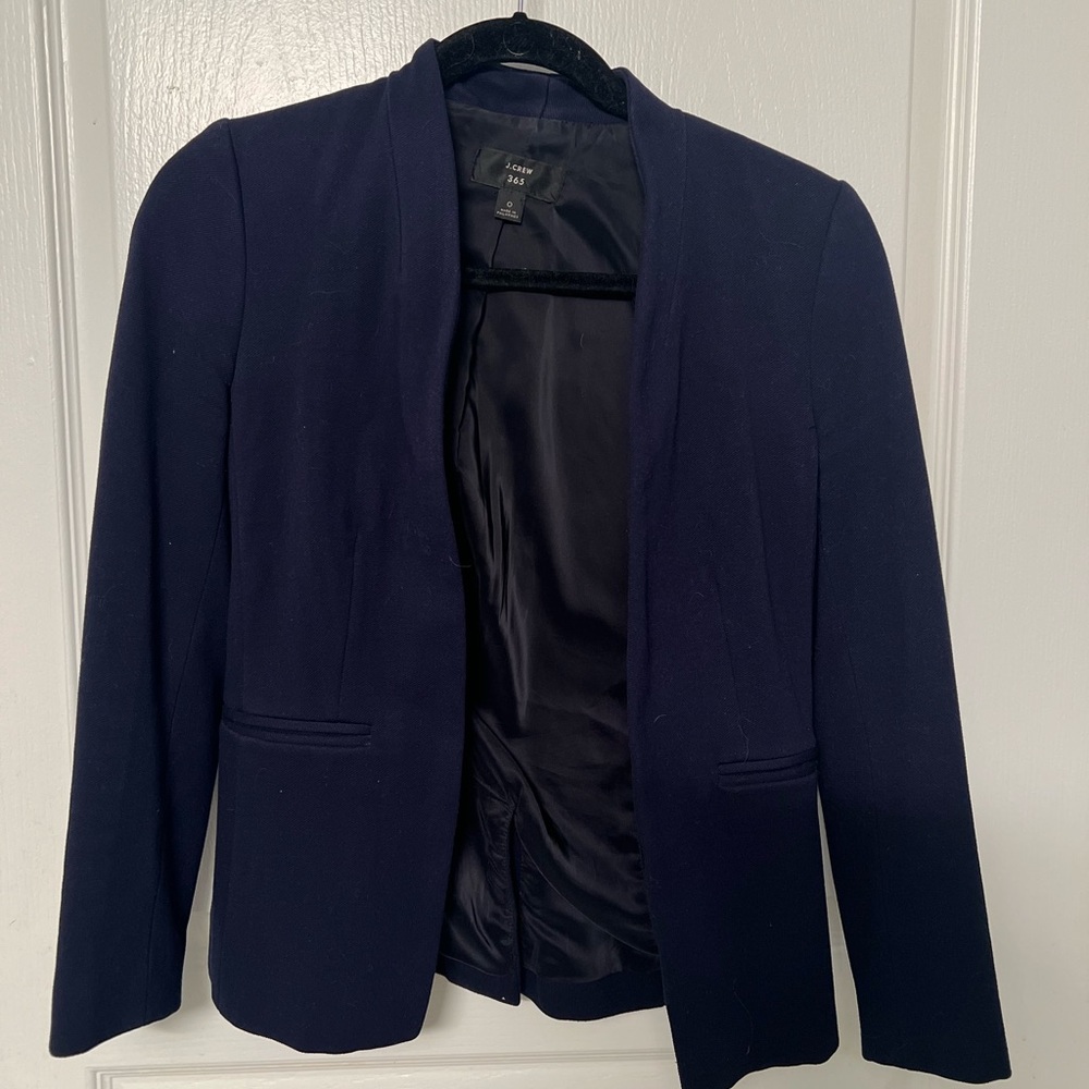 Jcrew Going Out Blazer Size 0- Navy